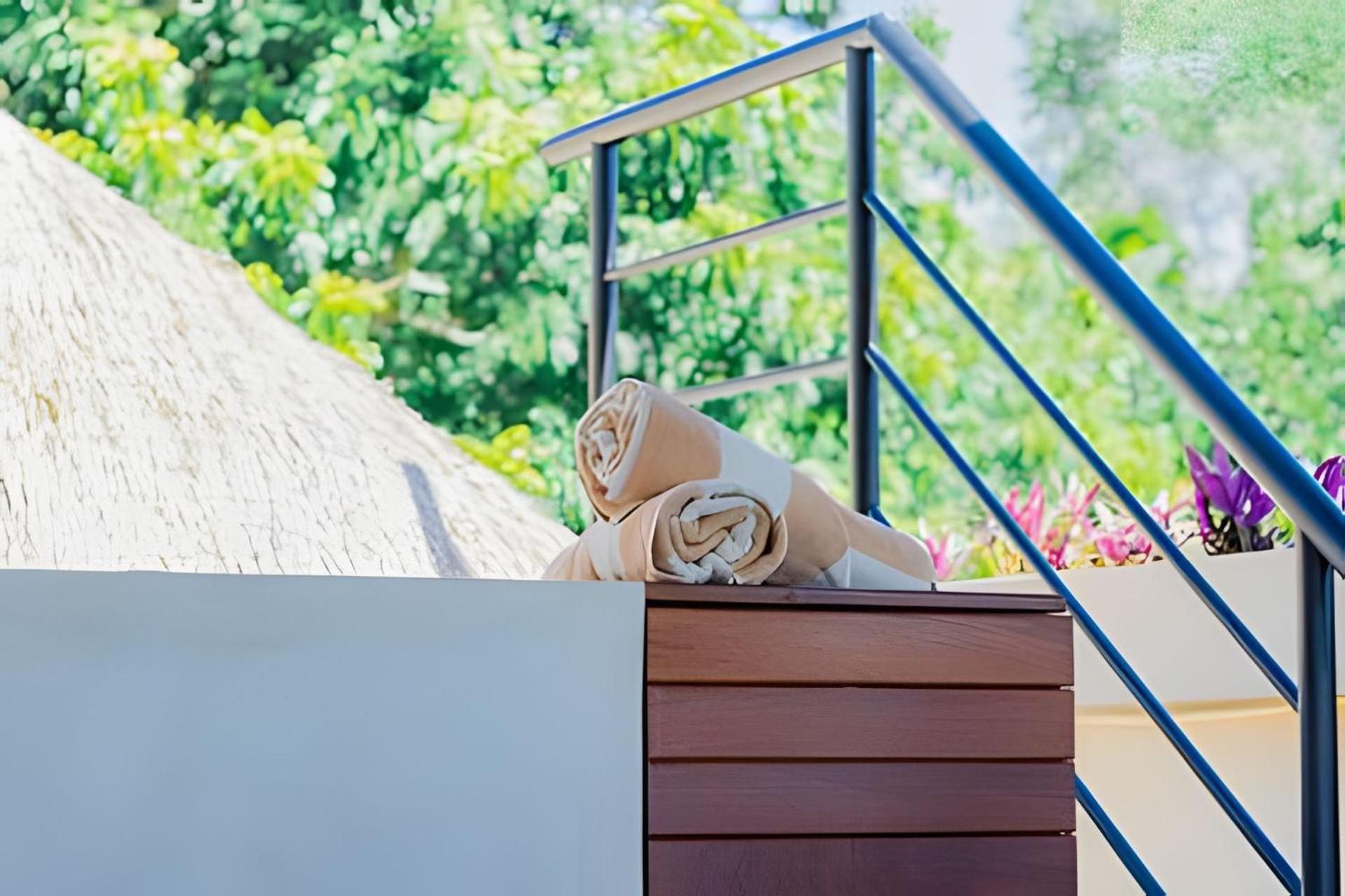 Апартаменти Casa De Piedra - Departamentos Bacalar- Екстер'єр фото