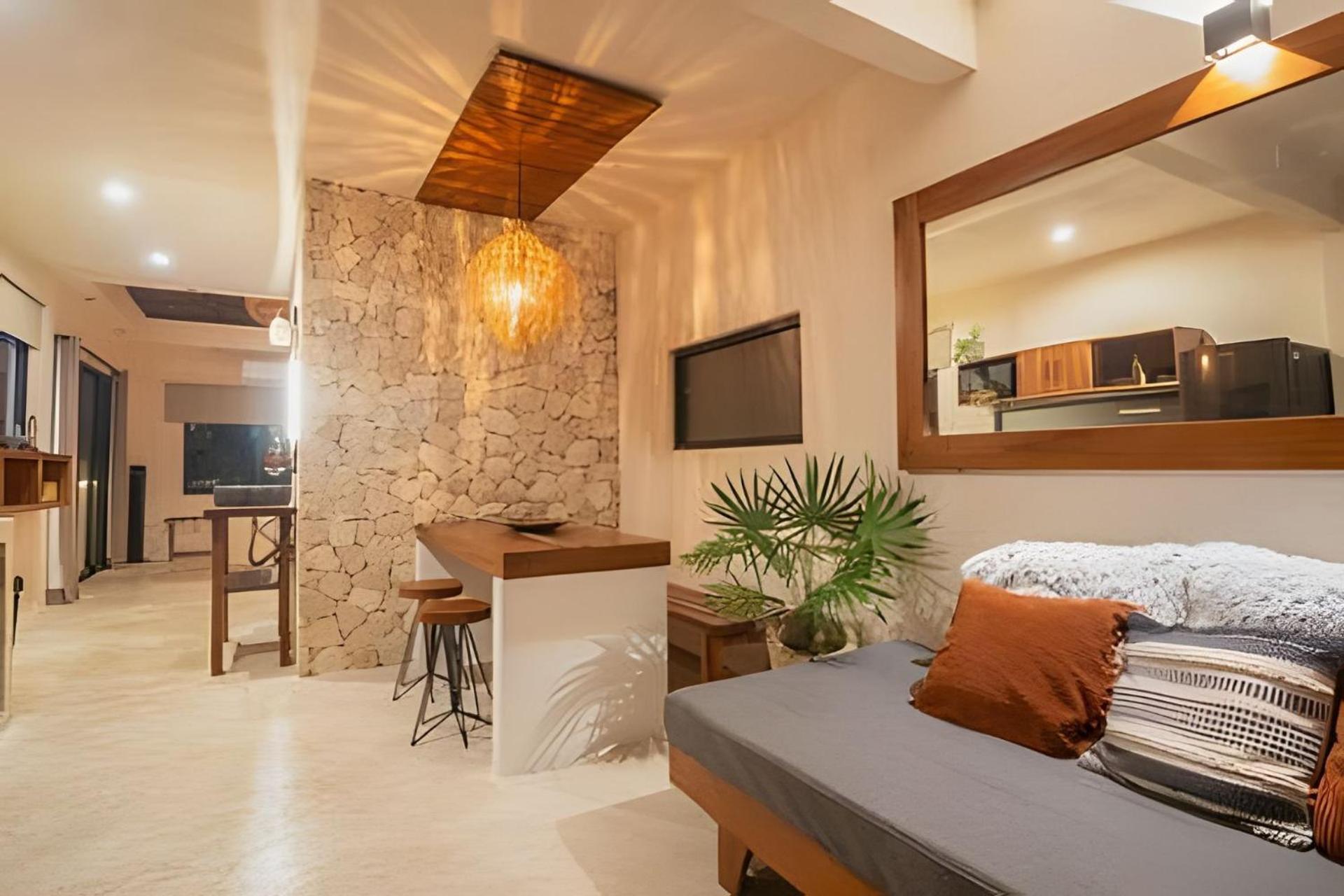 Апартаменти Casa De Piedra - Departamentos Bacalar- Екстер'єр фото