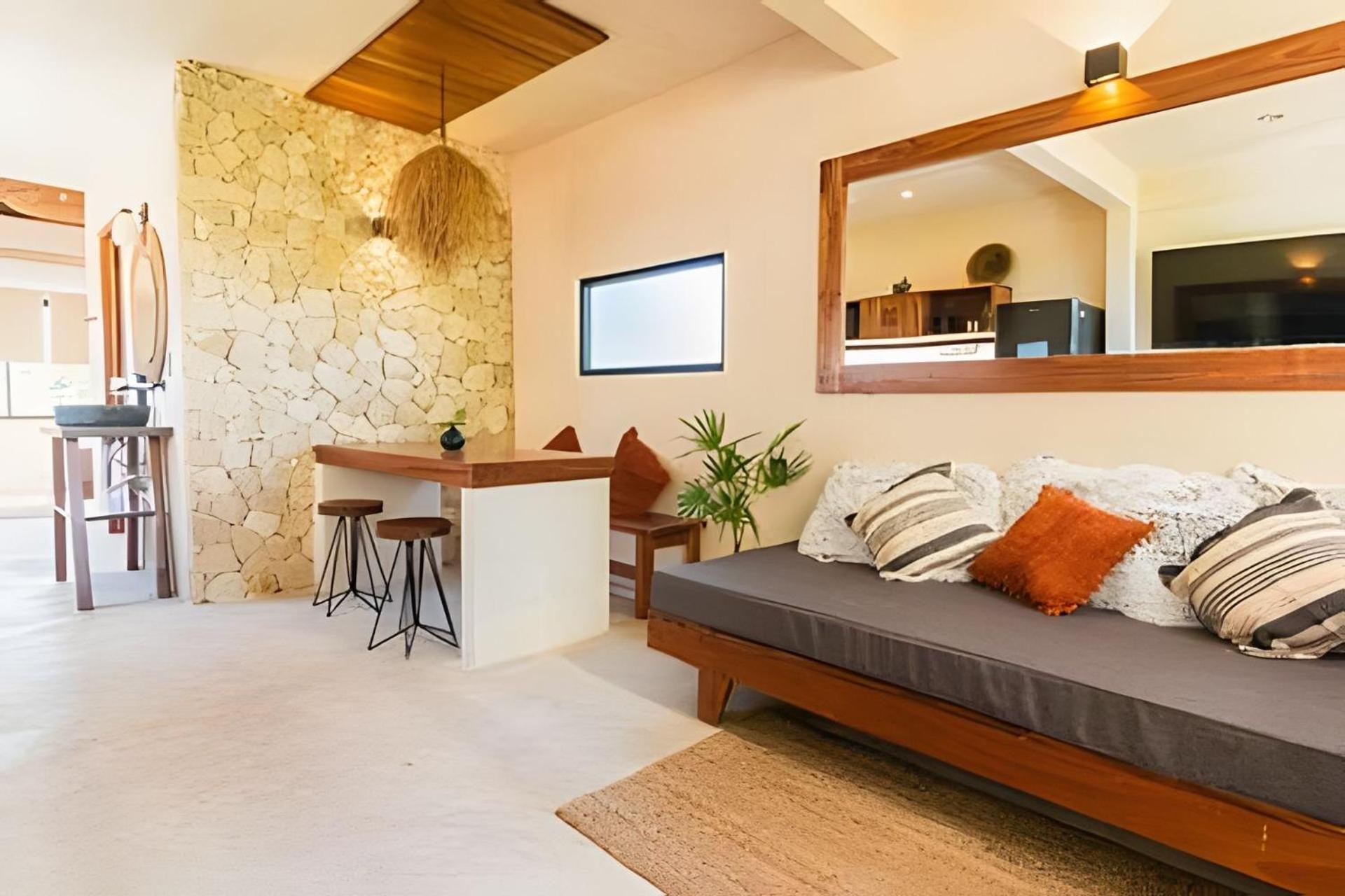 Апартаменти Casa De Piedra - Departamentos Bacalar- Екстер'єр фото