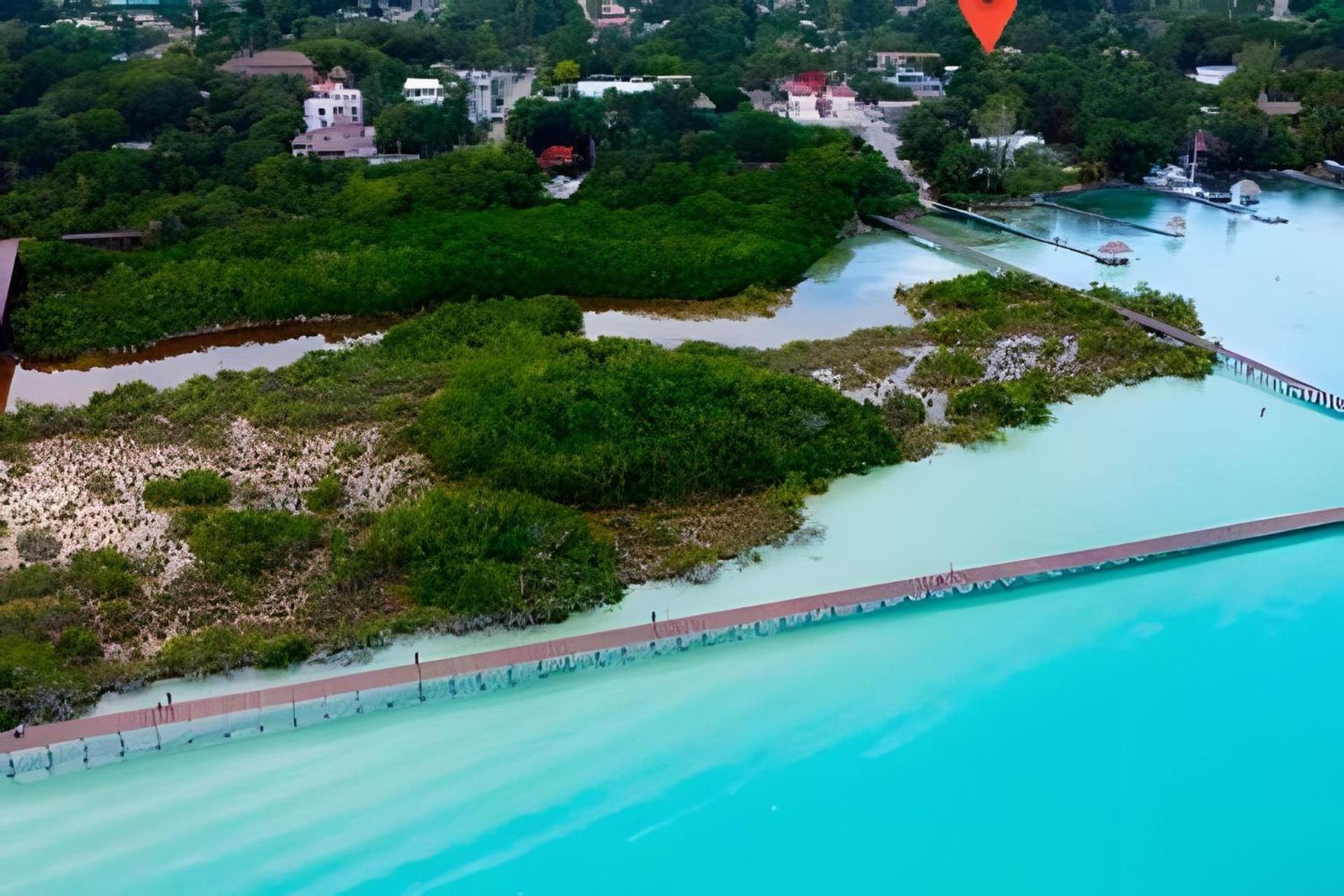 Апартаменти Casa De Piedra - Departamentos Bacalar- Екстер'єр фото